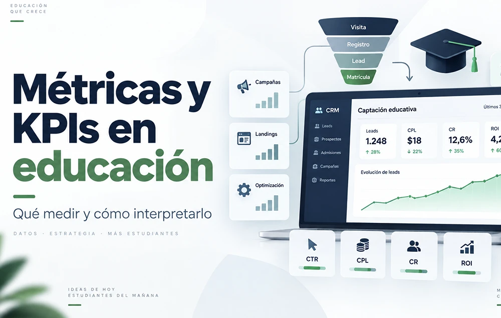 Métricas y KPIs en educación: qué medir y cómo interpretarlo